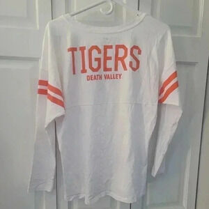 Woman's Nike Clemson Tigers Death Valley Logo Cotton Long Sleeve T-Shirt M